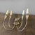 1950s Pietro Chiesa Style Mid-Century Art Deco Nickel Plated Brass Wall Sconces For Sale - Image 9 of 15