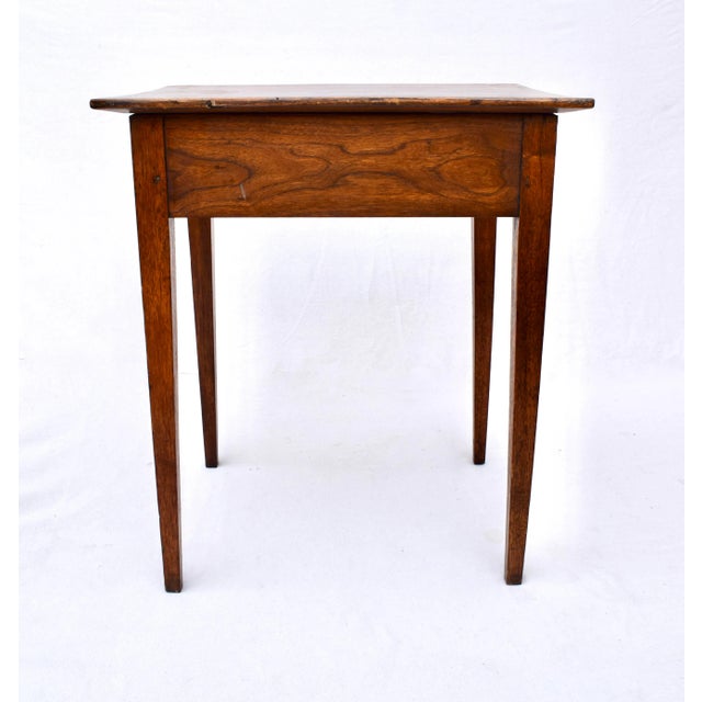 Wood Early 19th C. Hepplewhite Work Table For Sale - Image 7 of 13