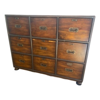 Late 19th Century Theodore Alexander Walnut Chest of Drawers For Sale