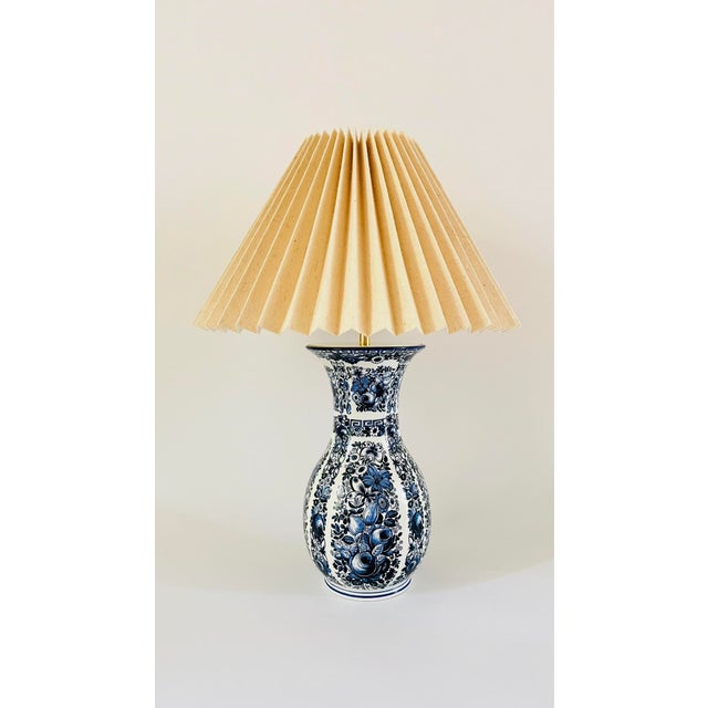 1970s Antique Delfia Table Lamp For Sale - Image 5 of 5