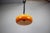 Space Age Pendant Lamp in Orange from Guzzini, Italy, 1970s For Sale - Image 3 of 11