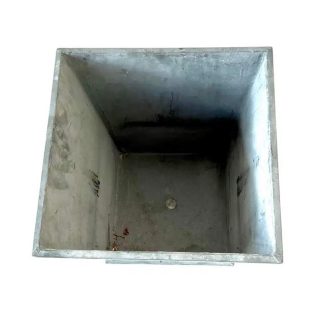 Pair of Neoclassical Metal Planters For Sale In Tampa - Image 6 of 8