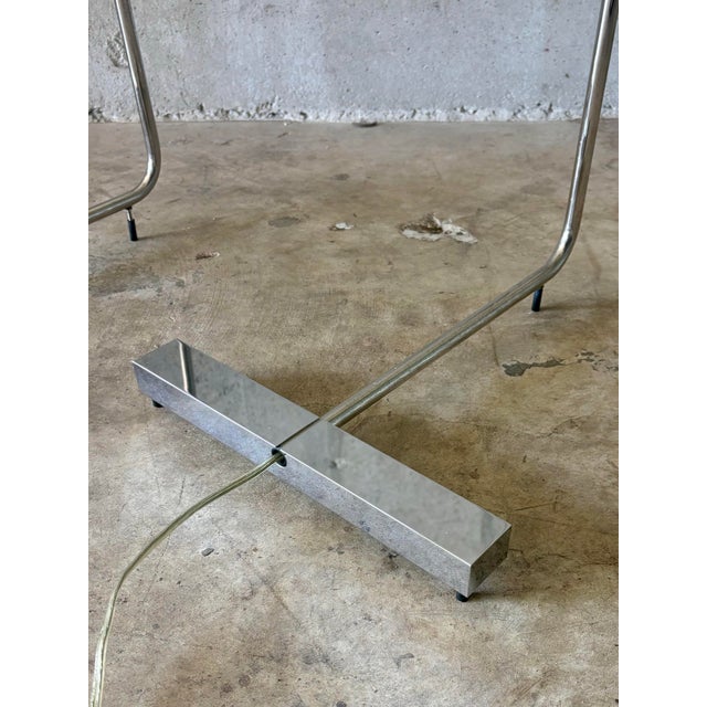 Mid 20th Century Mid 20th Century Cedric Hartman Model 1uwv Chrome Adjustable Floor Lamps - a Pair For Sale - Image 5 of 11