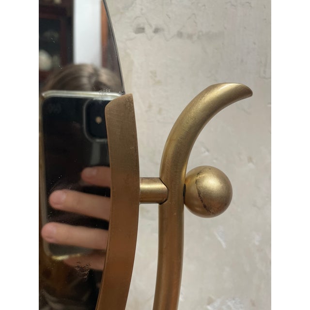 1960s Vintage Charles Hollis Jones Wishbone Tabletop Mirror For Sale - Image 5 of 9