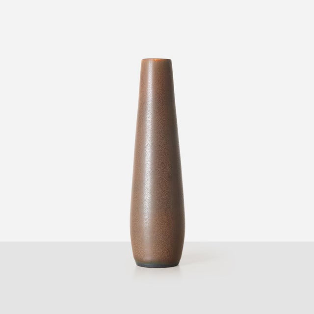 Rörstrand 1960s Tall Vase by Carl Harry Stalhane for Rörstrand For Sale - Image 4 of 10