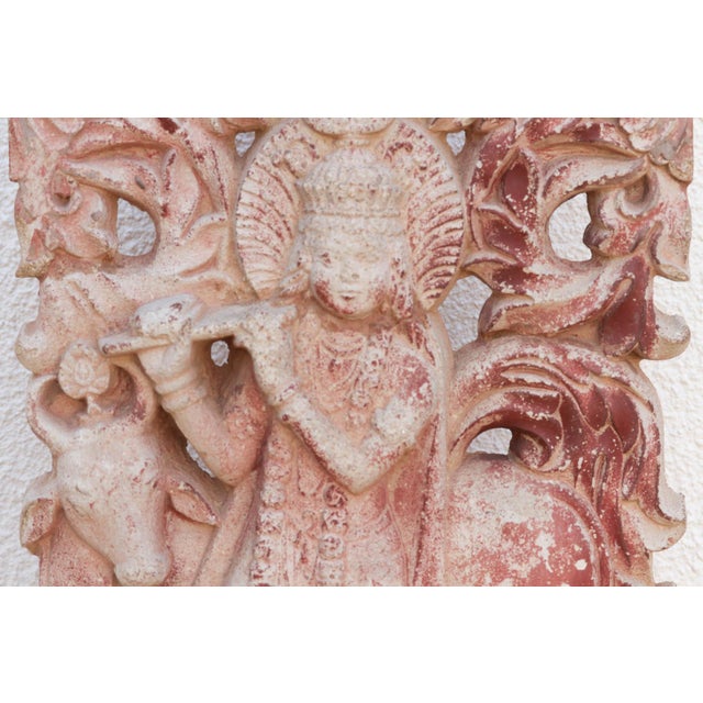 Vintage Cast Indian Krishna Figure For Sale In Los Angeles - Image 6 of 8