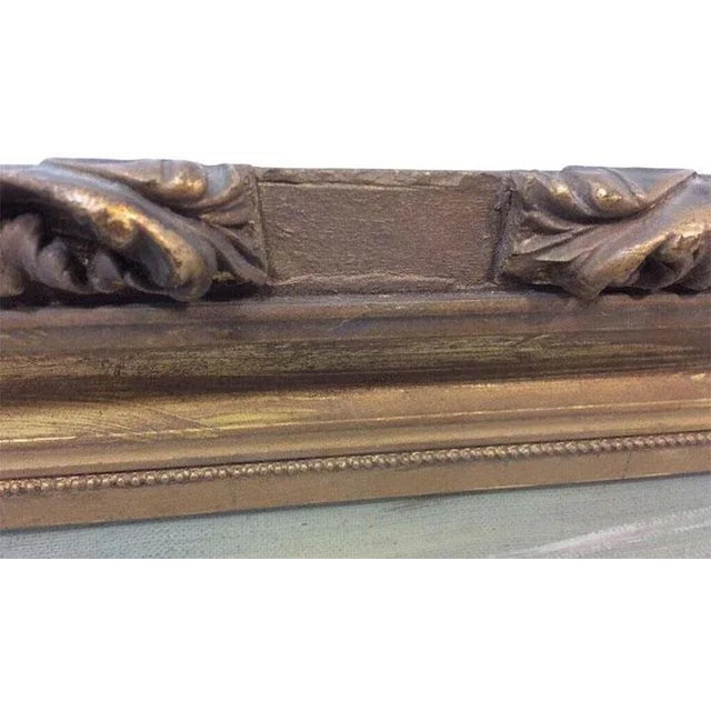 American Antique Oil Painting - Winter Scene For Sale - Image 3 of 8