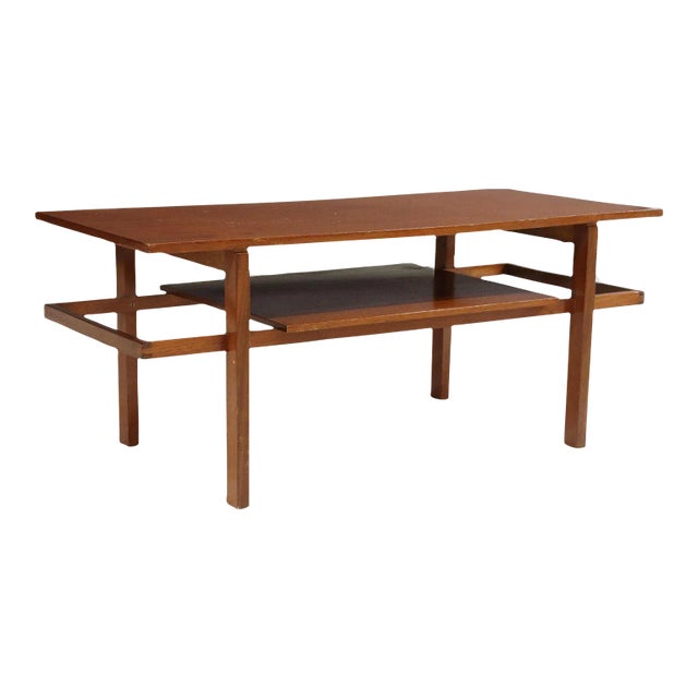 Italian MidCentury Modern Teak Coffee Table Chairish
