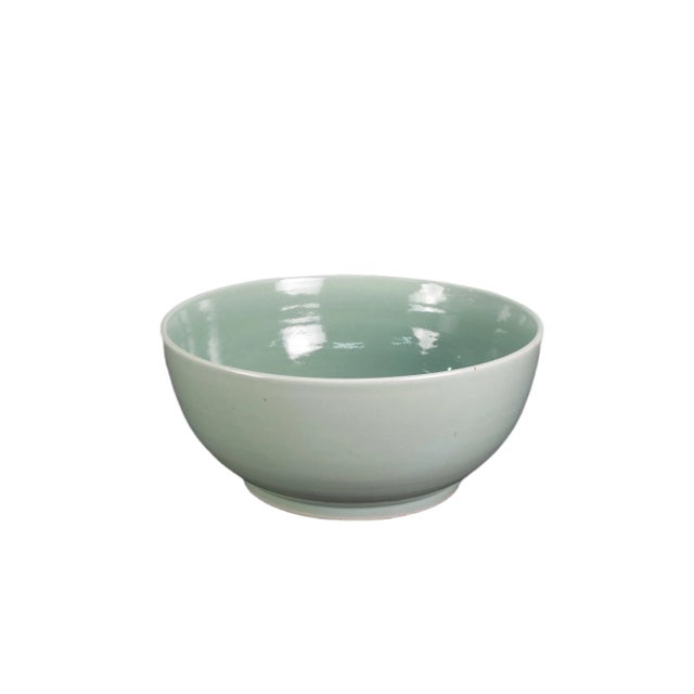 Large Celadon Bowl For Sale - Image 4 of 4