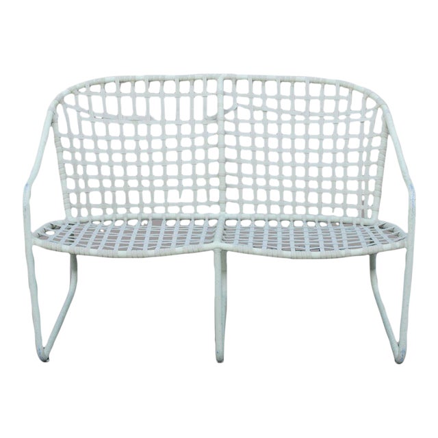 Mid 20th Century MidCentury Modern Outdoor Patio Settee Chairish