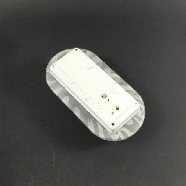 Gray Vintage Striped Glass Wall Lamps from Peill & Putzler, Germany, 1970s, Set of 2 For Sale - Image 8 of 10