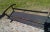 Antique American Primitive Wooden Black Rocking Bench With Plank Seat and Gate 1840 For Sale - Image 11 of 12