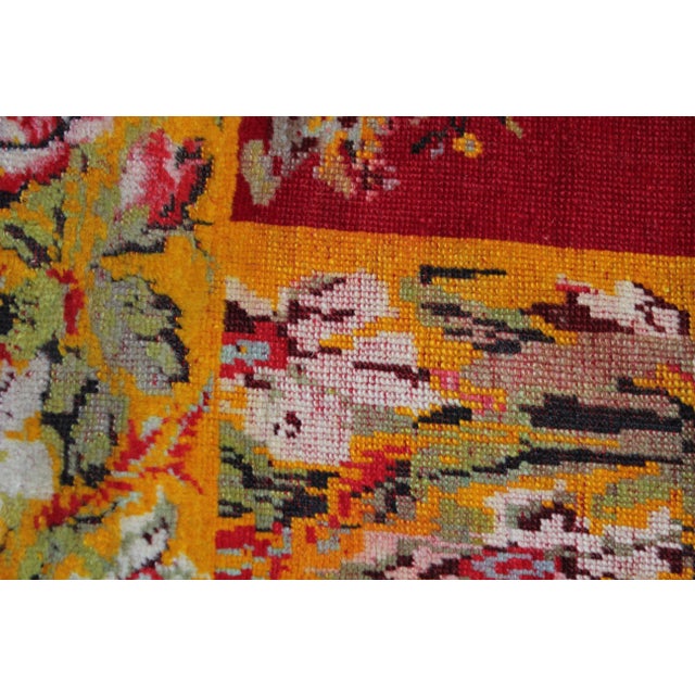 Turkish Early 20th Century Handmade Turkish Oashak Runner 3'5" X 12'9" For Sale - Image 3 of 5