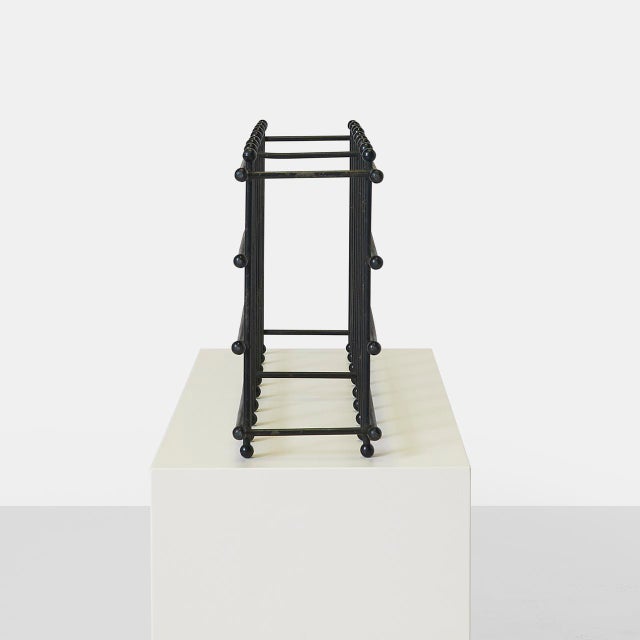 Mid 20th Century Mid 20th Century Modernist Iron Wine Rack For Sale - Image 5 of 8