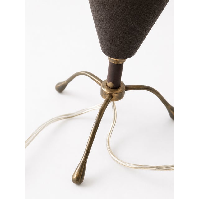 Mid-Century Modern Mid-Century Modern Italian Tripod TV Table Lamp in the style of Stilnovo, 1950s For Sale - Image 3 of 10