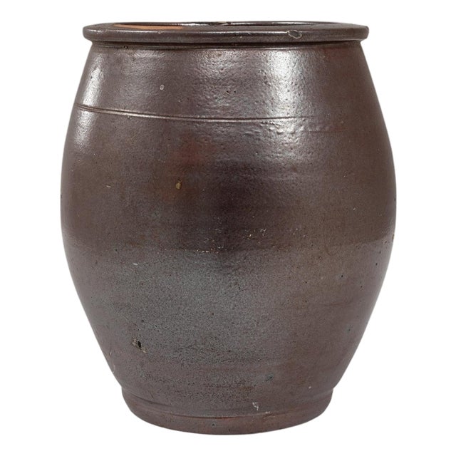 20th Century Belgian Ceramic Pot For Sale