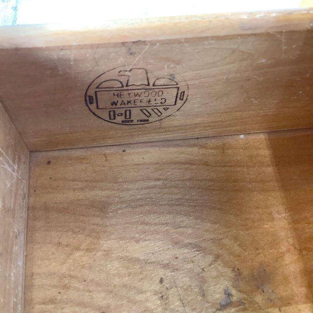 Heywood-Wakefield Encore Wheat Birch Nightstand For Sale - Image 12 of 12