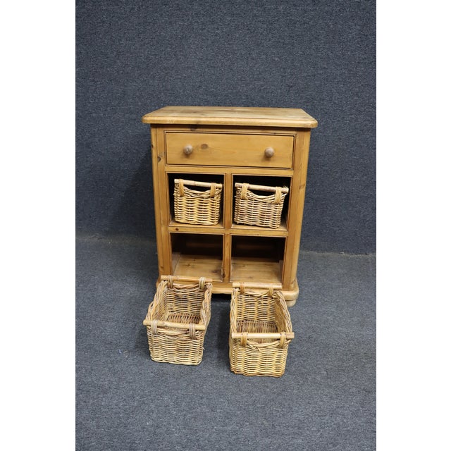 Giants McHale Pine Basket Sideboard For Sale - Image 11 of 14