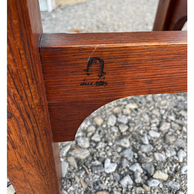 1920s Gustav Stickley Arts & Crafts Model 626 Round Oak Center Breakfast Table For Sale In New York - Image 6 of 6