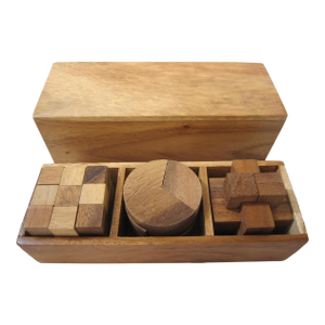 Vintage Artisan Wood Puzzle
