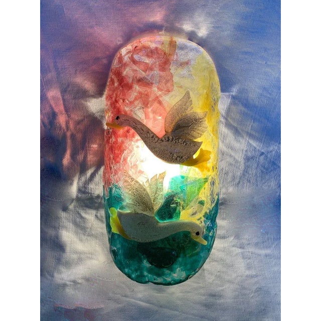 Metal Murano Wall Light from Gino Cenedese, 1950s For Sale - Image 7 of 11