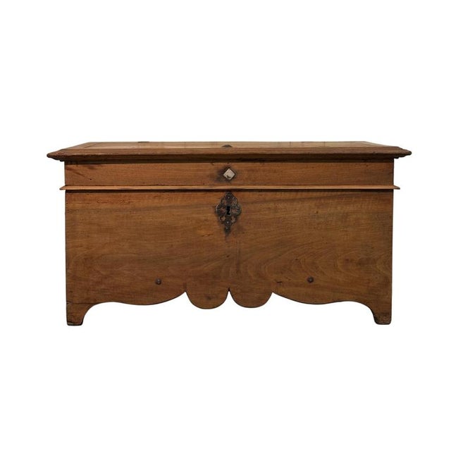 2000 - 2009 19th Century Rustic Walnut Chest For Sale - Image 5 of 5