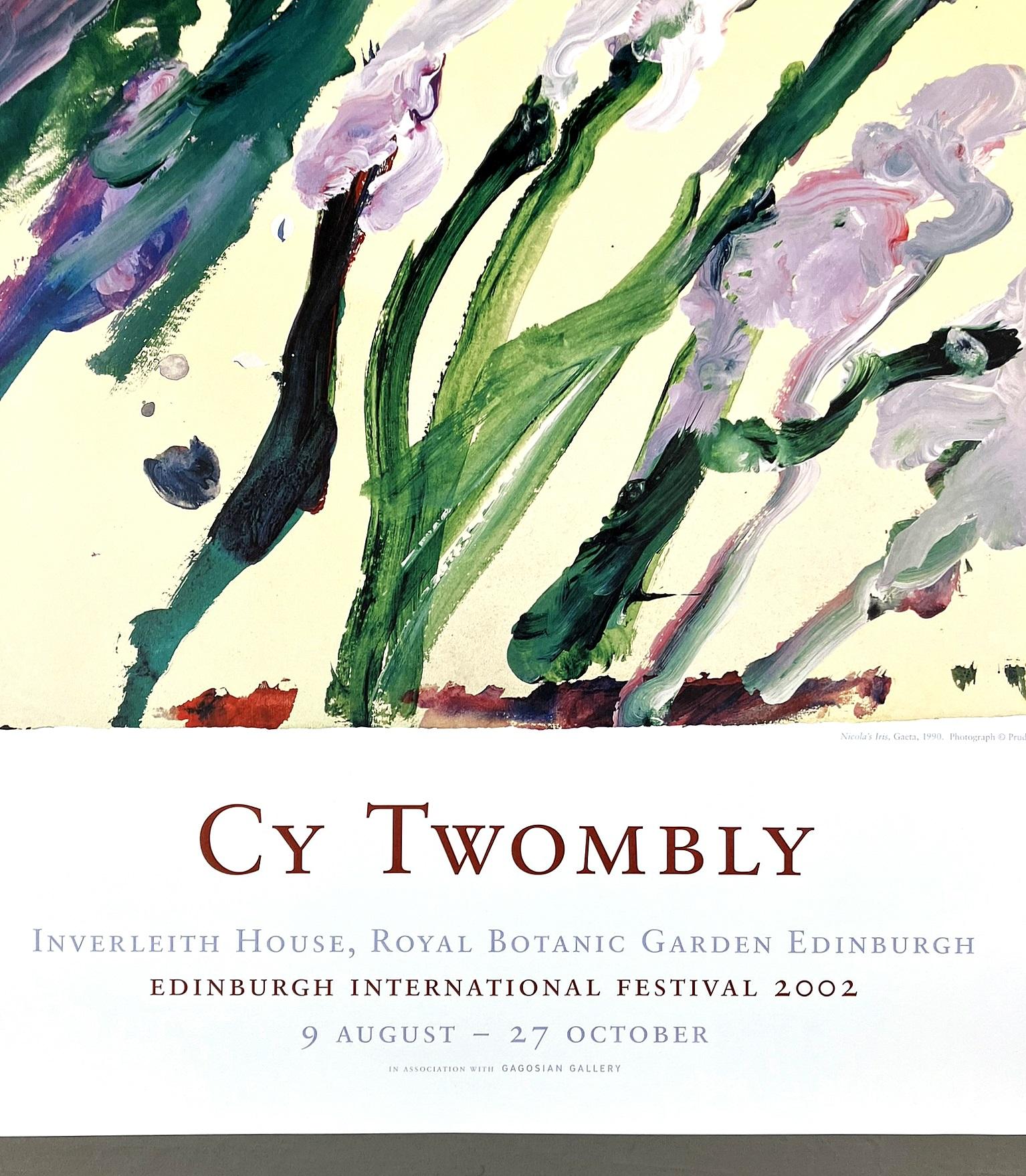 Cy Twombly Original 2002 Royal Botanic Garden Edinburgh Exhibition