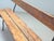 Garden Bench with Delicate Cast Iron Frame and Wooden Slats, 1950s For Sale - Image 13 of 16
