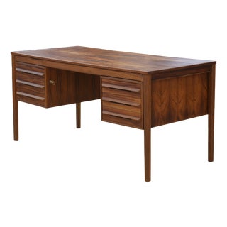 Scandinavian Bruksbo Wooden Desk attributed to Torbjorn Afdal, 1960s For Sale