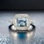 Natural Aquamarine Diamond Ring 6.5 14k White Gold 3.05 TCW Certified For Sale - Image 11 of 13