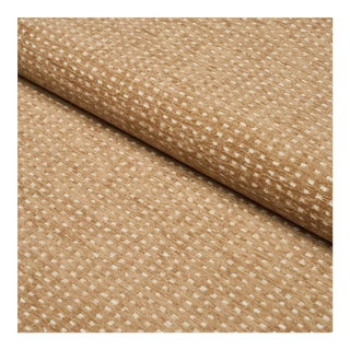 Schumacher Jasper Performance Chenille Fabric In Ochre For Sale
