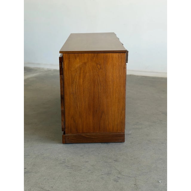 1960s 1960s Reworked Arched Walnut Credenza For Sale - Image 5 of 15