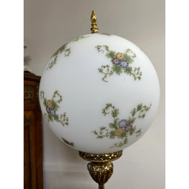 Ceramic 1990s Italian Capodimonte Porcelain Table Lamp, Italy For Sale - Image 7 of 9