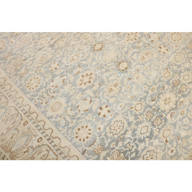 a Room size pale Blue and green Room Size 1930's Persian Malayer Carpet Details rug no. j2794 size 8' 10" x 11' 6" (269 x...