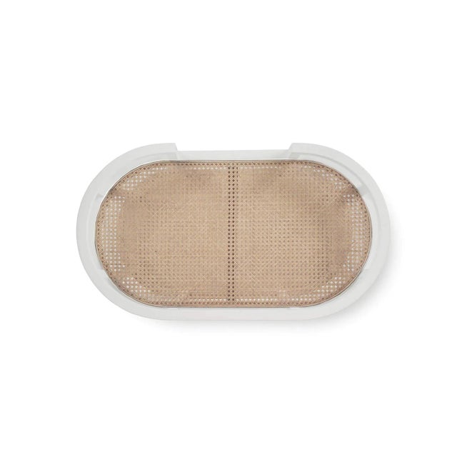 White Painted Coastal Style Bar Cart For Sale In Greensboro - Image 6 of 9