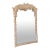 Vintage Carolina Mirror Carved Palm Leaf Wall Mirror – Coastal Organic Modern For Sale