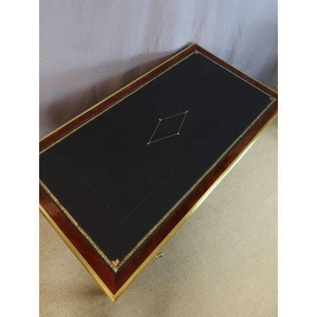 Executive Desk in Mahogany For Sale - Image 4 of 13