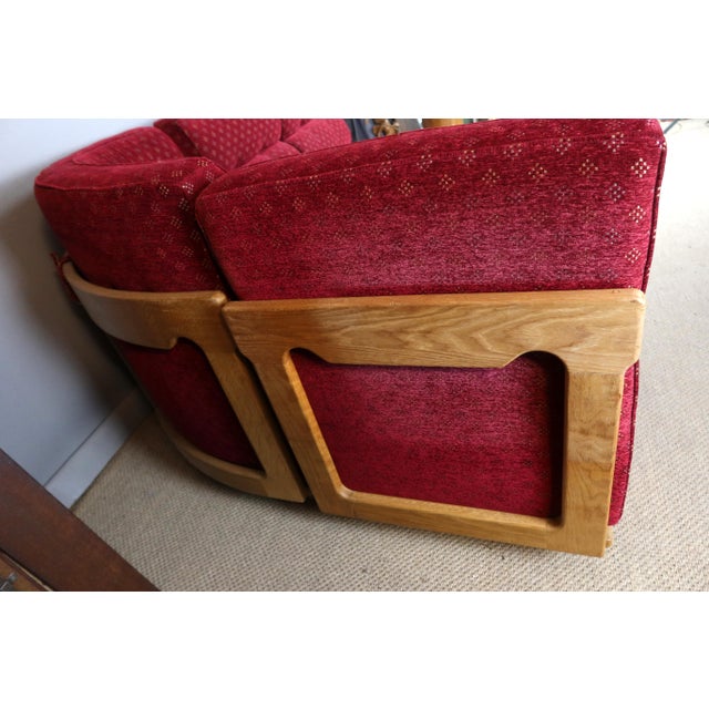 1960s Modular Armchairs by Guillerme et Chambron, 1960s, Set of 4 For Sale - Image 5 of 10