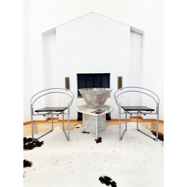 Pair of 1980s Postmodern Mario Botta Latonda Chairs for Alias For Sale - Image 9 of 11