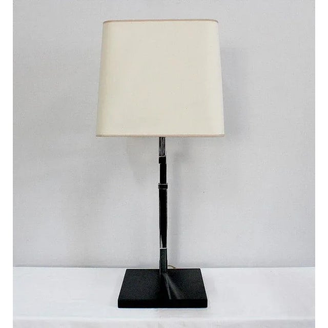 White Chromed Metal Lamps, 1960s, Set of 2 For Sale - Image 8 of 18