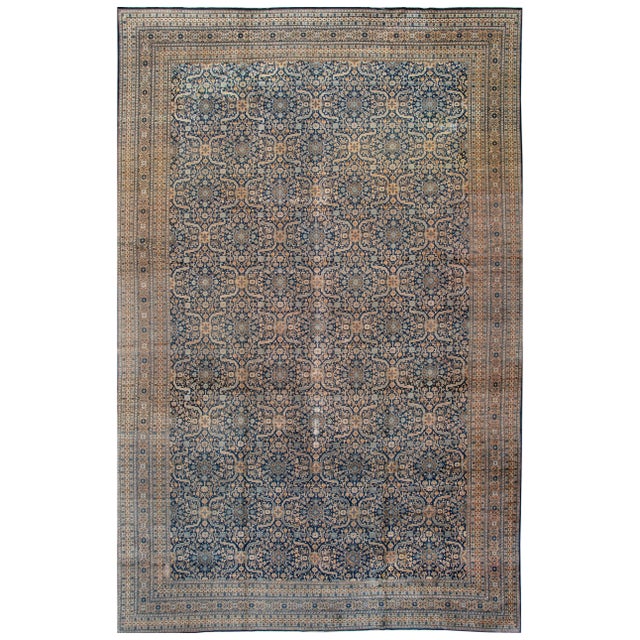 Early 20th Century Breathtaking Antique Persian Tabriz Rug 12 X 19 For Sale - Image 13 of 13