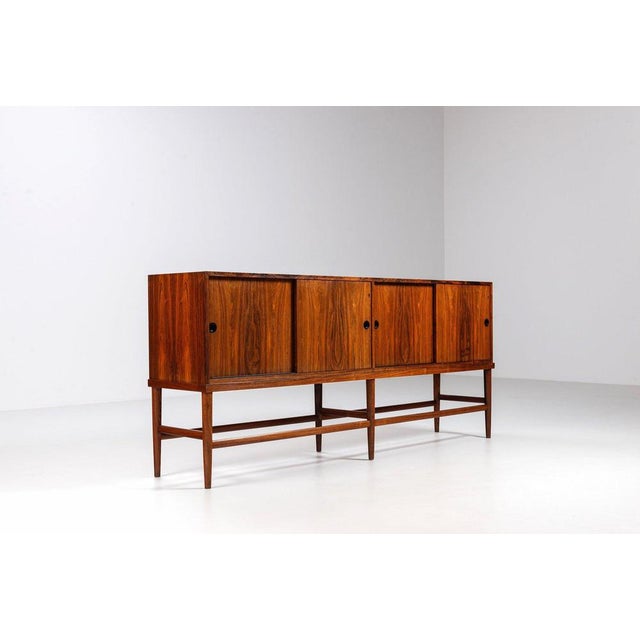Highboard or Sideboard in Rosewood, Denmark, 1967 For Sale - Image 3 of 18