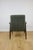 Forest Green Fox Lis Chair in Green Olive Lamb, 1970s For Sale - Image 8 of 12