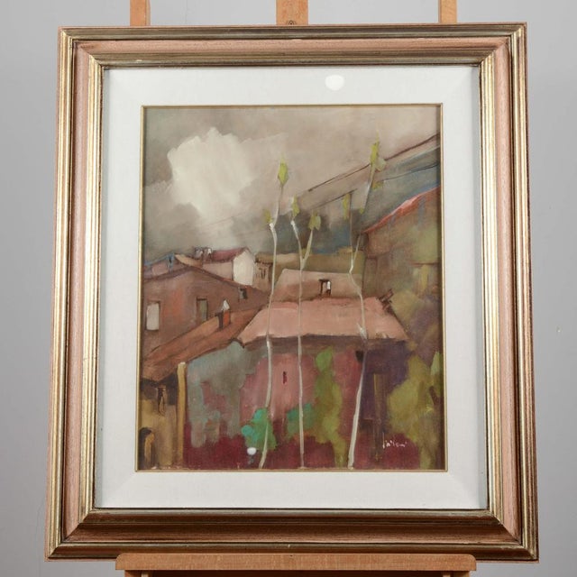 Giancarlo Milani, Castrocaro, 20th Century, Oil on Canvas For Sale - Image 6 of 6