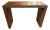 Andrianna Shamaris Minimalist Suar Wood Console Table For Sale