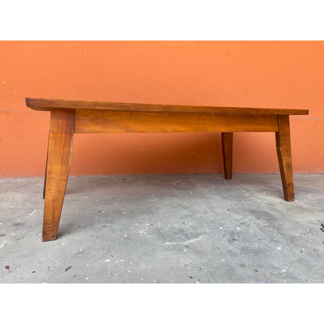 Vintage Scandinavian Farmhouse Table, 1960s For Sale - Image 4 of 11