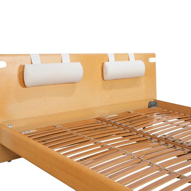 Brown Wooden Bed with Lighting and Electric Function from Hülsta For Sale - Image 8 of 18