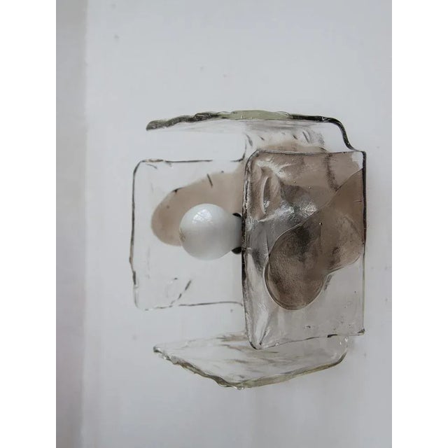 Large Sconces in Smoked Glass by J.T. Kalmar, 1970s For Sale - Image 10 of 12