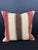 Turkish Hemp Pillow Cushion Natural Beige Red Pillow Cushion Cover 20"x20" For Sale - Image 4 of 4