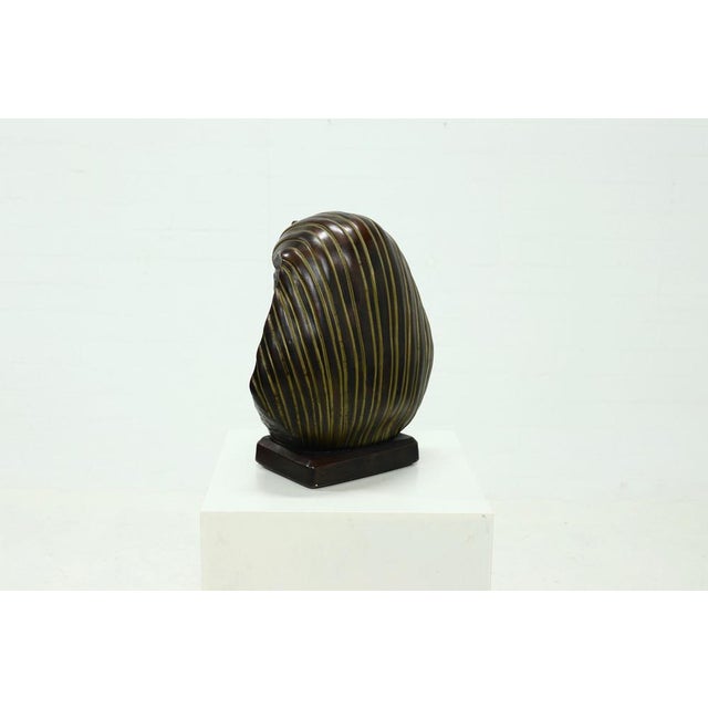 1970s Pharaoh Bust Sculpture by M. Douma, 1970s For Sale - Image 5 of 8